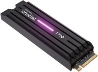 Crucial - T710 4TB Internal SSD PCIe Gen 5 x4 NVMe M.2 with Heatsink - Large Front