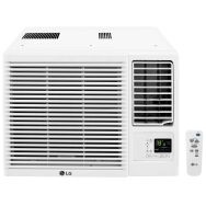 LG - 18,000 BTU 230V Window-Mounted Air Conditioner with 12,000 BTU Supplemental Heat Function - ... - Large Front