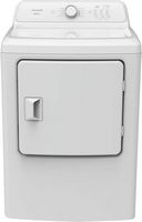 Frigidaire - 7 Cu. Ft. Electric Dryer with 8 Dry Cycles - White - Large Front
