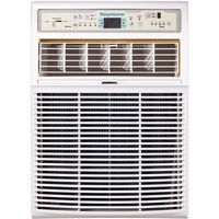 Keystone - 450 Sq. Ft. 10,000 BTU Casement Window Air Conditioner - White - Large Front