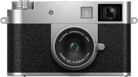 Fujifilm - X half Premium Compact Camera - Silver - Large Front