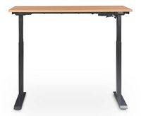 Serta - Creativity Electric Height Adjustable Standing Desk - Natural Wood - Large Front