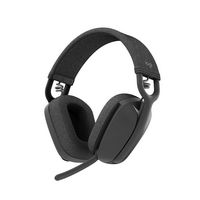 Logitech - Zone Vibe 100 Bluetooth Over Ear Headphones with Noise-Cancelling Microphone - Graphite - Large Front
