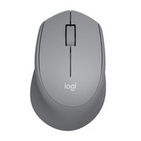Logitech - M330 SILENT Wireless Optical Mouse with Quiet Clicks - Wireless - Gray - Large Front