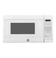 GE - 0.7 Cu. Ft. Countertop Microwave with Convenience Cooking Controls - White - Large Front