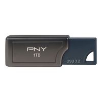 PNY - PRO Elite V2 1TB USB 3.2 Gen 2 Flash Drive - Black - Large Front