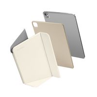 tomtoc iPad Pro Detachable Folio Case for 2024 New 13 Inch iPad Pro M4 - White - Large Front