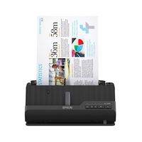Epson - WorkForce ES-C320W Wireless Compact Desktop Document Scanner - Black - Large Front