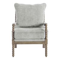 OSP Home Furnishings - Fletcher Spindle Chair - Smoke - Large Front