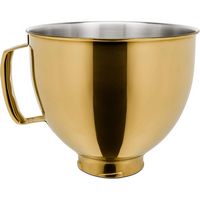 KitchenAid - 5-Quart Tilt-Head Metallic Finish Stainless Steel Bowl - Radiant Gold - Large Front