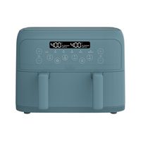 Bella - 4-qt. TriZone Air Fryer - Surf - Large Front