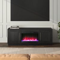 Camden&Wells - Cove Crystal Fireplace TV Stand for Most TVs up to 75