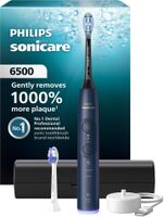 Philips Sonicare - 6500 Series Rechargeable Electric Toothbrush - HX7410/10 - Navy - Large Front