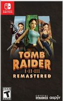 Tomb Raider I-III Remastered Starring Lara Croft - Nintendo Switch - Large Front