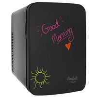 Cooluli - Vibe 0.5 Cu. Ft. Mini Fridge - Black - Large Front