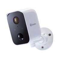 Swann - CoreCam Indoor/Outdoor Wireless 1080p Security Camera - Black/White - Large Front