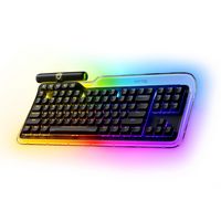 HYTE Keeb TKL - Tenkeyless Wired RGB Mechanical Keyboard - Black - Large Front