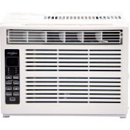 Whirlpool - 250 Sq. Ft. 6,000 BTU Window Air Conditioner - White - Large Front