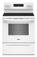 Whirlpool - 5.3 Cu. Ft. Electric Range with Air Cooking Technology - White - Large Front