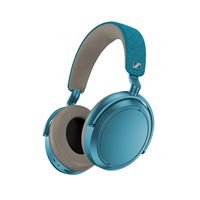 Sennheiser - MOMENTUM 4 Wireless Bluetooth Adaptive Noise-Canceling Over-The-Ear Headphones - Teal - Large Front