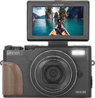 Minolta - MND35 64.0 Megapixel 4K Video Digital Camera - Black - Large Front