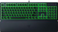 Razer - Ornata V3 X Full-Size Wired Membrane Gaming Keyboard with Chroma RGB Backlighting - Black - Large Front