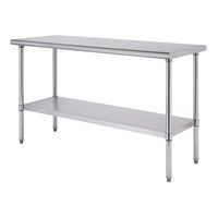 TRINITY PRO® EcoStorage® | 60x24x35 | Stainless Steel Workbench | NSF - Stainless Steel - Large Front