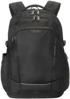 Targus - 17” Voyager EXP Travel Backpack - Black/Orange - Large Front
