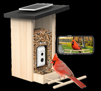 Birdfy Smart Bird Feeder with Camera, Bird Watching Camera with Solar Panel, AI Identify 6000+ Sp... - Large Front