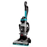 BISSELL - CleanView Rewind Upright Vacuum Cleaner - Black with Electric Blue accents - Large Front