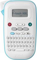 Brother - P-touch PT-N10 Personal Handheld Label Maker with Btag Tape - White - Large Front