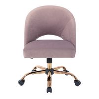 OSP Home Furnishings - Lula Office Chair - Purple - Large Front