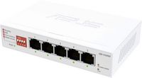ASUS - QG-U1050 5-Port 2.5G Unmanaged Ethernet Switch - White - Large Front