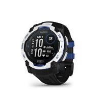 Garmin - Instinct 3 Solar GPS Smartwatch 50 mm Fiber-reinforced Polymer - Whitestone with black/b... - Large Front