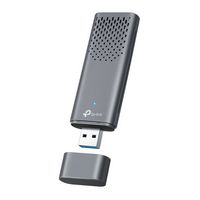 TP-Link - Archer TBE6500U Tri-Band BE6500 6.5 Gbps Wi-Fi 7 Wireless Ultra-Fast USB 3.0 Adapter wi... - Large Front