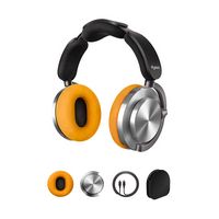 Dyson - OnTrac Customizable Active Noise-Cancelling Headphones - Aluminum - Large Front