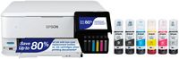 Epson - EcoTank® Photo ET-8500 Wireless Color All-in-One Supertank Printer - White - Large Front