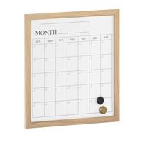 Martha Stewart - Everette Dry Erase Magnetic Monthly Calendar- 18