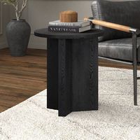 Camden&Wells - Rockwill Side Table - Obsidian - Large Front