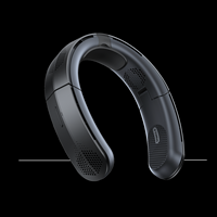 TORRAS - COOLiTE Portable Foldable Neck Fan - Space Black - Large Front