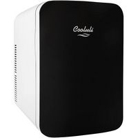 Cooluli - Infinity 0.5 Cu. Ft. Mini Fridge - Black - Large Front