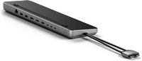 Satechi - Dual Dock with NVMe SSD enclosure – USB-C PD (75W), 2 USB-C data, 2 HDMI 2.0, 1 Display... - Large Front