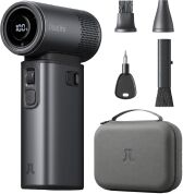 Jisulife - Handheld Fan Ultra2 With Case - Dark Gray - Large Front