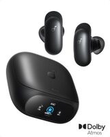 Anker - Soundcore Liberty 5 Pro True Wireless Noise Cancelling Bluetooth In-Ear Earbuds - Black - Large Front