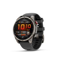Garmin - fēnix 8 Pro AMOLED Sapphire GPS Smartwatch 47mm Fiber-reinforced polymer - Titanium - (2... - Large Front
