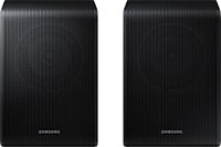 Samsung - Wireless Rear Speaker Kit - Black - Large Front
