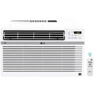 LG - 550 Sq. Ft. 12,000 BTU Smart Window Air Conditioner - White - Large Front