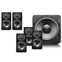 SVS - Prime Satellite 5.1 Speaker System - Black Ash - Large Front