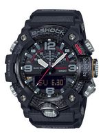 Casio - Men's G-Shock Mudmaster Triple-Sensor Analog-Digital Mobile Link 51mm Watch - Black - Large Front