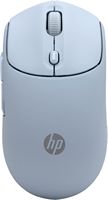 HP - 400 Quiet Wireless Bluetooth Ambidextrous Mouse - Wireless - Blue - Large Front